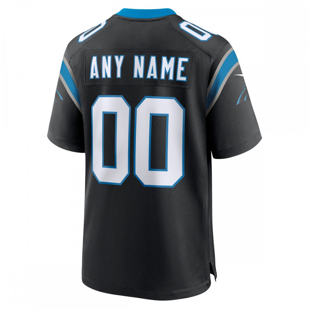 Carolina Panthers Nike Custom Game Jersey - Black-GridironStore